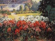 Benjamin C.Brown The Joyous Garden-n-d oil painting on canvas